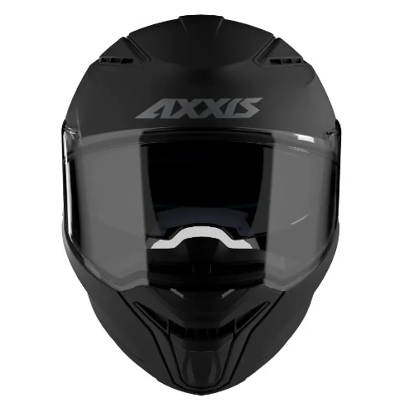 Axxis Panther Mattsvart - Integralhjälm med solvisir - Bild 2