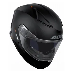 Axxis Panther Mattsvart - Integralhjälm med solvisir - Bild 3
