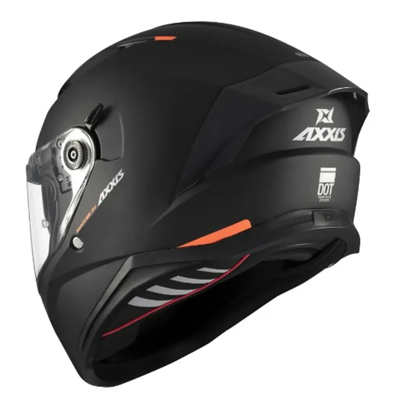 Axxis Panther Mattsvart - Integralhjälm med solvisir - Bild 4