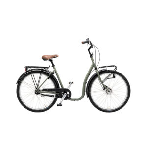 Skeppshult Dela EL Olive Mattgrön - Mittmotor 7växlar fotbroms