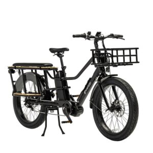 *Cargobike Longtail Varia [100% monterad och körklar] Ställningen bak och extrabatteri ingår!