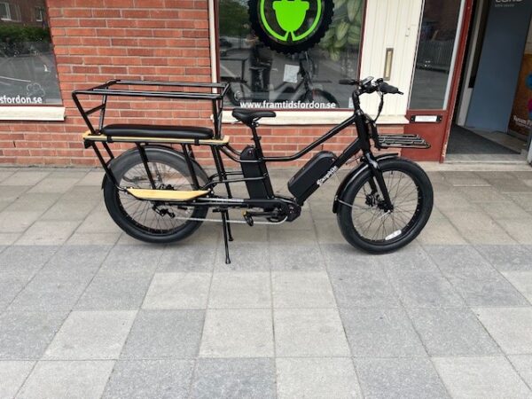 *Cargobike Longtail Varia [100% monterad och körklar] Ställningen bak och extrabatteri ingår! - Bild 2