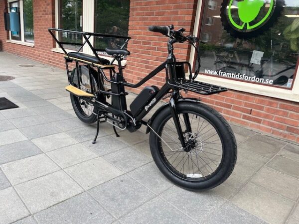 *Cargobike Longtail Varia [100% monterad och körklar] Ställningen bak och extrabatteri ingår! - Bild 3