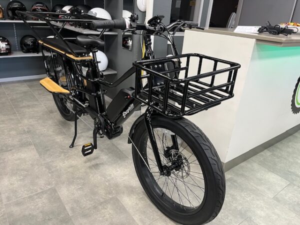 *Cargobike Longtail Varia [100% monterad och körklar] Ställningen bak och extrabatteri ingår! - Bild 4