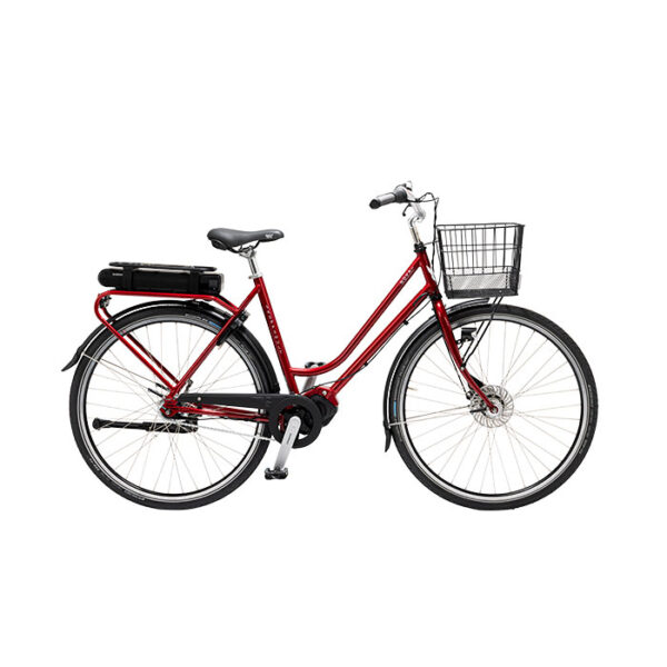 Skeppshult Nova EL Röd - Mittmotor 7växlar fotbroms
